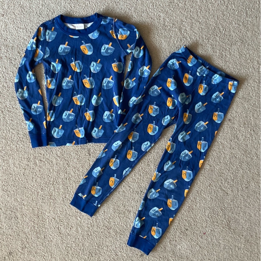 Hanna Andersson - Kids/Unisex Hanukkah Pajamas, Sz 8
